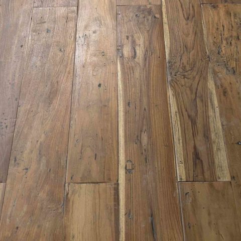 parquet vintage en teck ancien