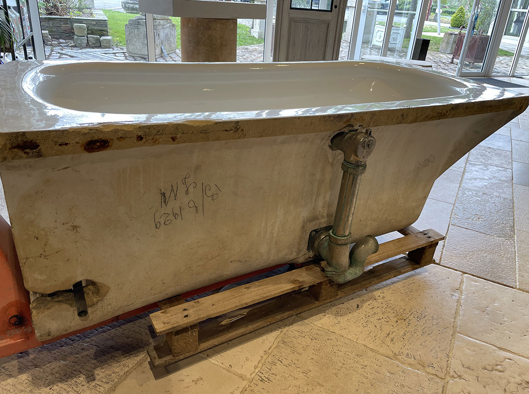 Tub Baignoire bain de siège antiquité - mobilier-de-jardin
