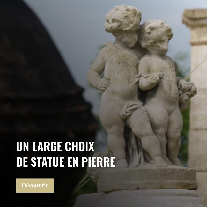 statue de jardin en pierre