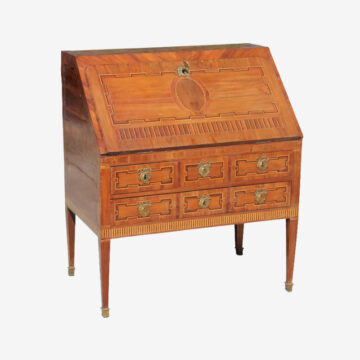 Bureau dos d'âne Style Louis XVI