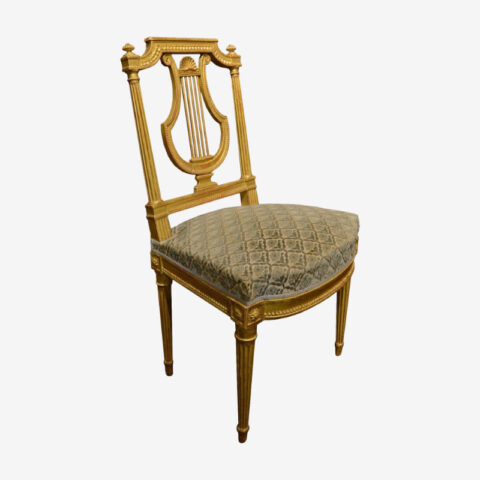 Chaise à dossier en lyre Style Louis XVI