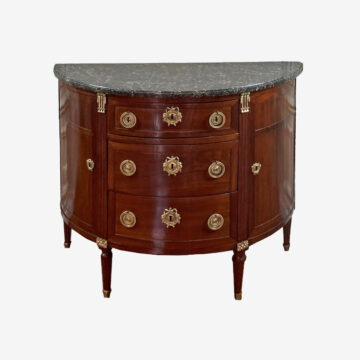 Commode en demi-lune Style Louis XVI